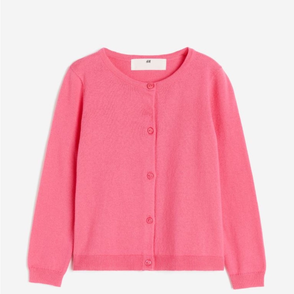 H&M Girl’s FINE-KNIT COTTON CARDIGAN